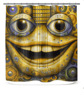 Abstract Amalgamation Shower Curtain - Beyond T-shirts